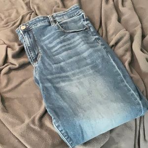 American eagle high waisted skinny jeans